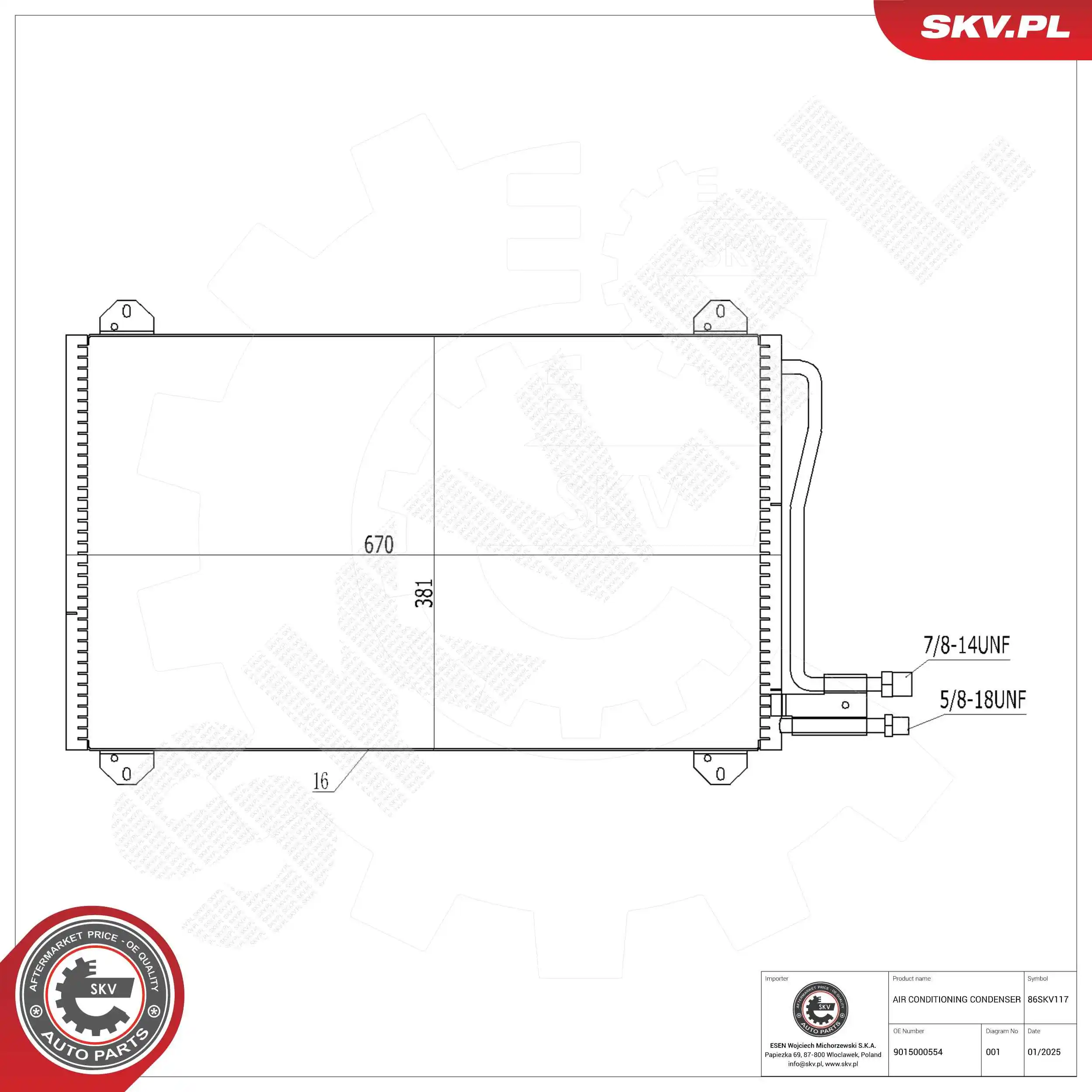 Condenser, air conditioning